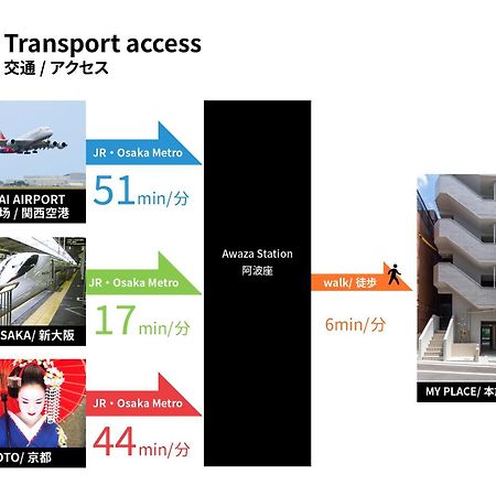 Bijou Suites Lieto Apm Osaka Exterior foto